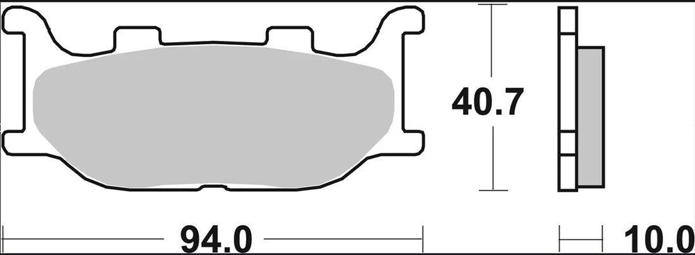 Brembo LA Prime Sintered Brake Pads For Yamaha FZ6 600 N 2004-2006 Front