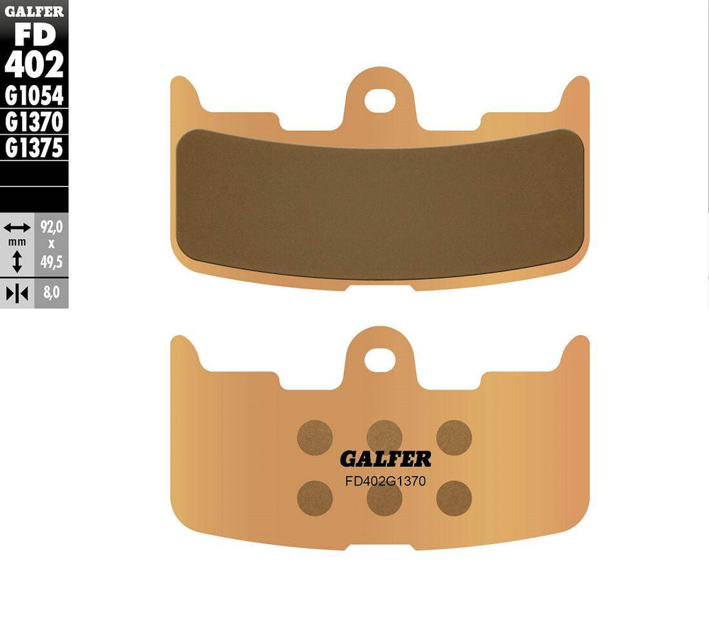 Galfer HH Sintered Brake Pads For Buell XB12R 2006-2008 - Front Right