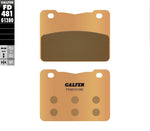 Galfer HH Sintered Scooter Brake Pads For Sym ADX 300 ABS 2024-2025 - Front
