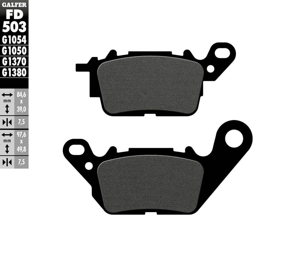 Galfer Semi Metallic Scooter Brake Pads For Yamaha G 125 ABS 2015 - Front