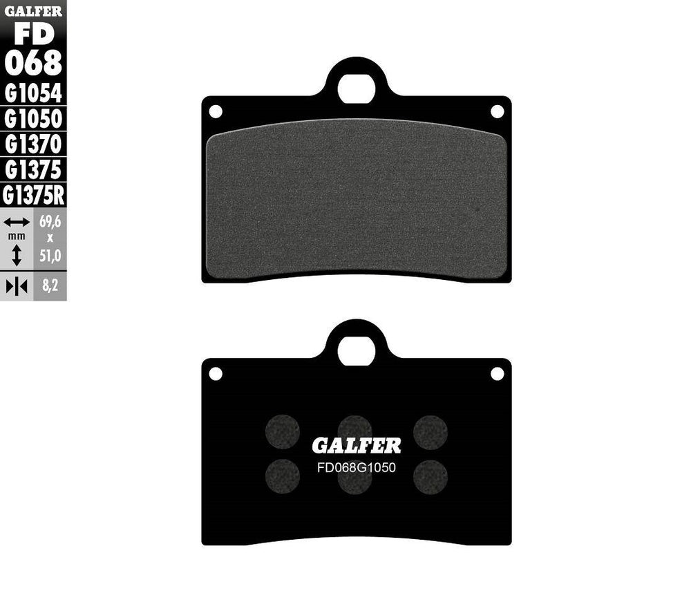 Galfer Semi Metallic Scooter Brake Pads For Sherco 4.5 450I 2007 - Front