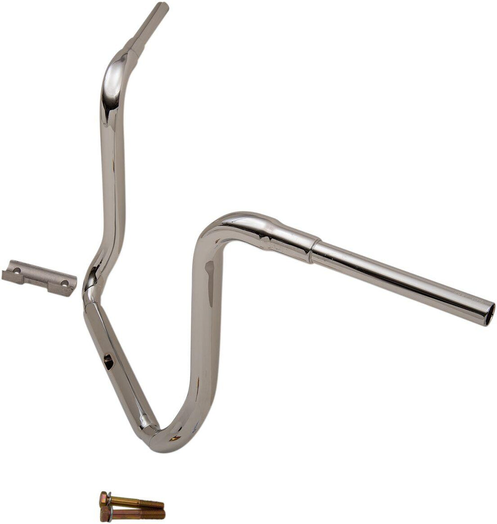 LA Choppers 1-1/2" Grande Touring Ape Hanger Handlebar For Harley Davidson FLHT 1750 ABS 2019-2022 40.5 cm (16") - Chrome