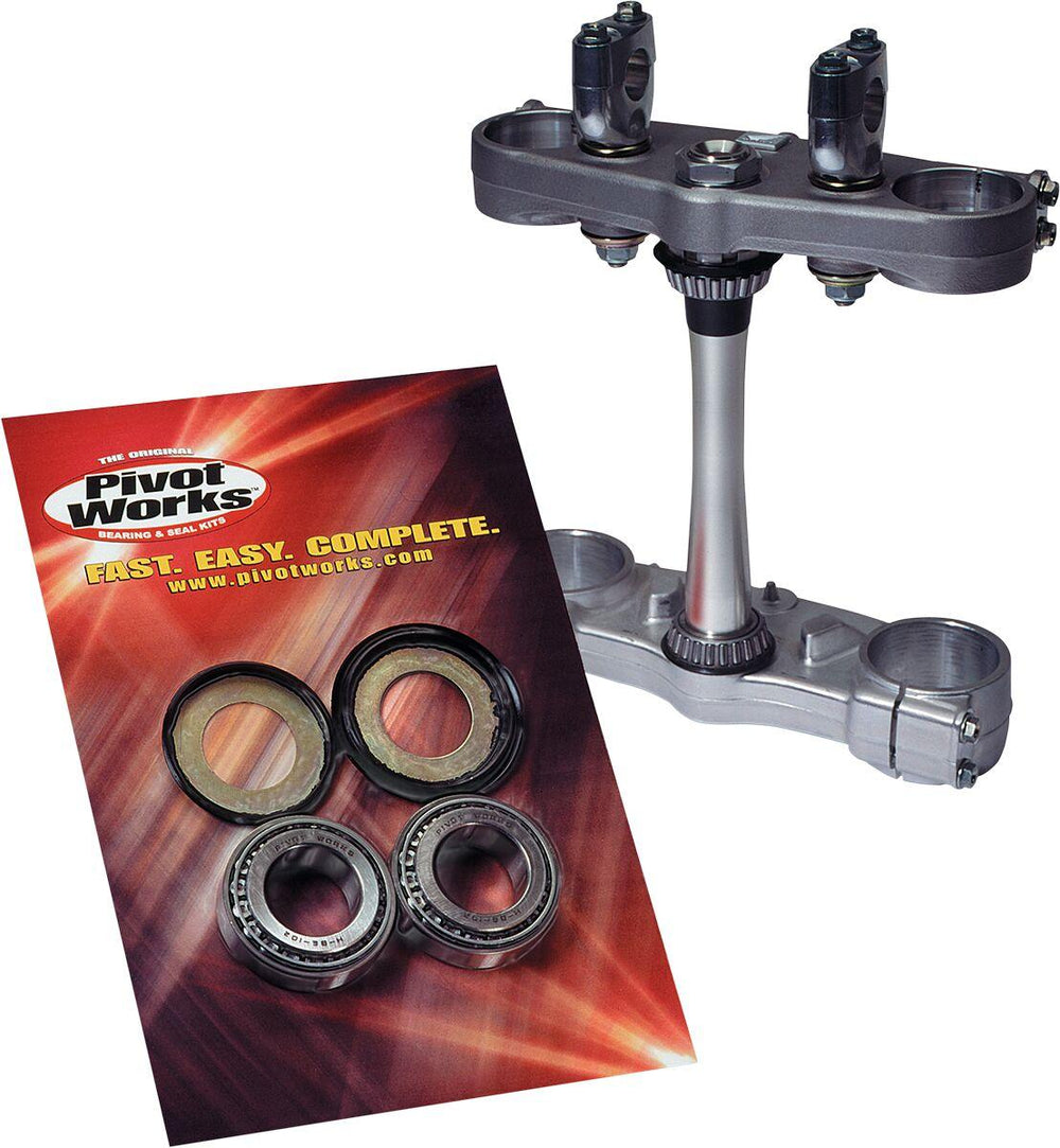 Pivot Works Steering Stem Bearing Kit For Honda CR125 1990-1992