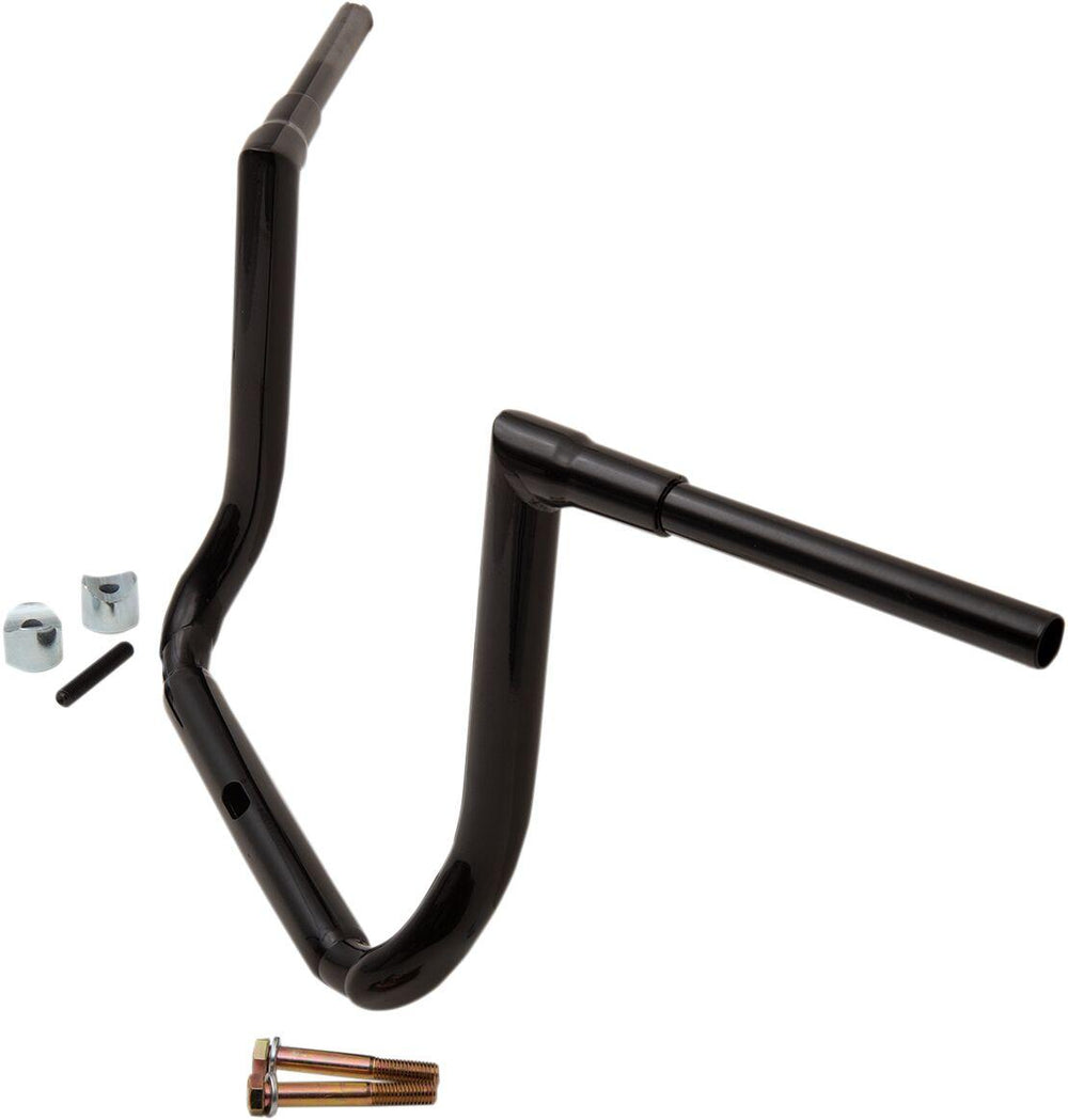 LA Choppers 1-1/2" Grande Twin Peaks Touring Handlebar For Harley Davidson FLHT 1450 1999-2006 35.5 cm (14") - Black