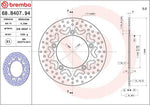 Brembo Oro Prime Line Fixed Brake Disc For Kymco People 125 I GT 2013 Fits Front Or Rear