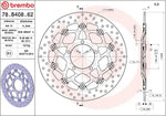 Brembo Oro Prime Line Floating Brake Disc For Triumph Daytona 675 2006-2012 Front