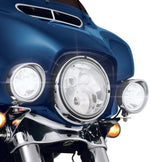 Show Chrome 3.5" LED Driving Light Kit For Harley Davidson FLHT 1340 1996-1998