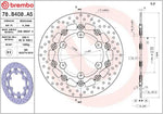 Brembo Oro Prime Line Floating Brake Disc For Husqvarna 701 Enduro LR 2020 Front