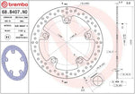 Brembo Oro Prime Line Fixed Brake Disc For Honda VFR 1200 X 2012-2019 Front