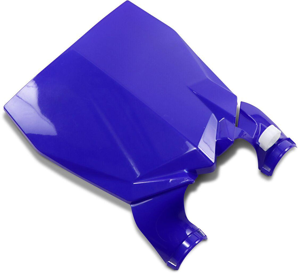 UFO Stadium Front Number Board With Fork Guards For Yamaha YZ125 2015-2021 - Blue