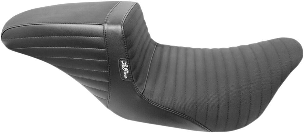 LE Pera Kickflip Seat For Harley Davidson FLH 1868 ABS 2021 Pleated w/Gripp Tape - Black