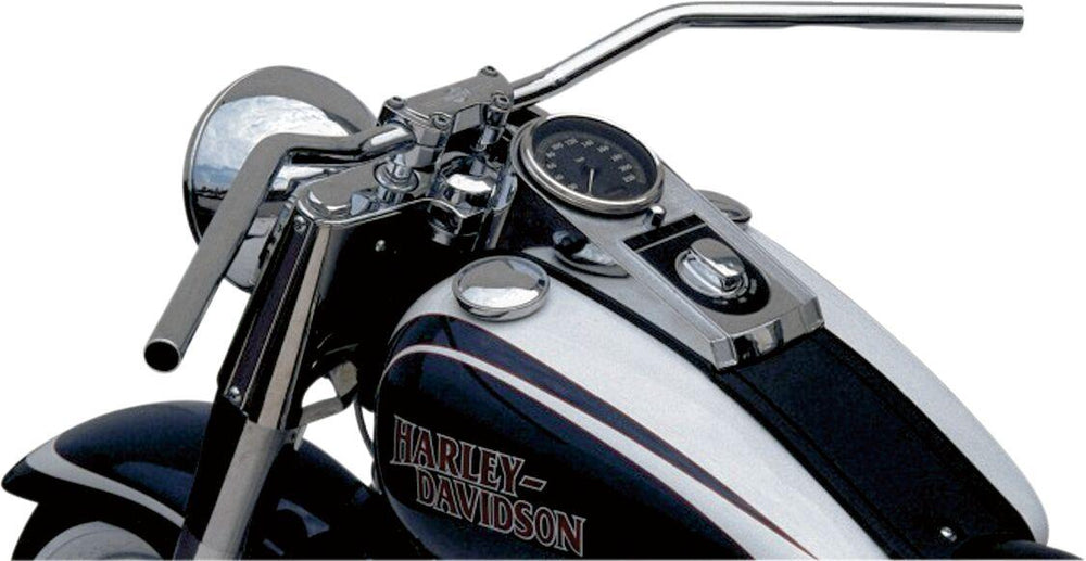 TRW Steel Handlebar 24,5mm (1") For Harley Davidson FLD 1690 ABS 2012-2016 - Chrome