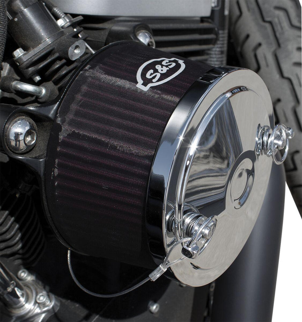 S&S Cycle Tall Pre-filter Rain Sock for Super Stock Air Cleaner For Harley Davidson FLD 1690 2012-2013 - Black