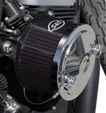 S&S Cycle Tall Pre-filter Rain Sock for Super Stock Air Cleaner For Harley Davidson FLD 1690 2012-2013 - Black