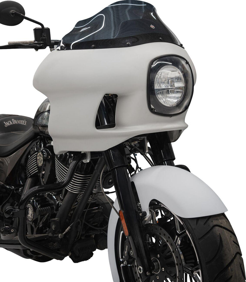 Klock Werks FXRP-Style Fairing Kit For Indian Springfield 111 2016-2020 - Black/Powder-Primed/White