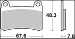 Brembo SA Prime Sintered Brake Pads For Benelli BN 251 2015-2016 Front