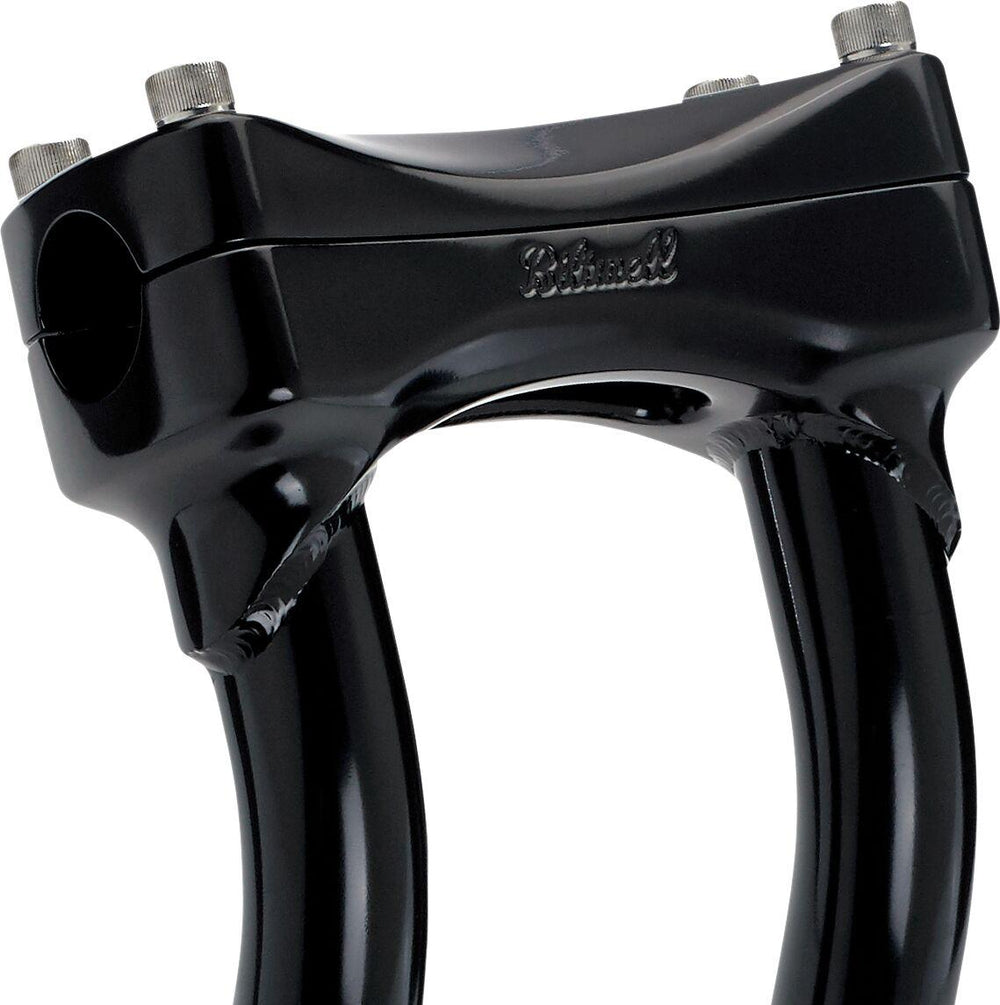 Biltwell Murdock O S Risers 30.5 cm (12") - Black Satin