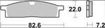 Brembo SX Prime Sintered Brake Pads For Yamaha DT 50 LC 1998-2000 Front