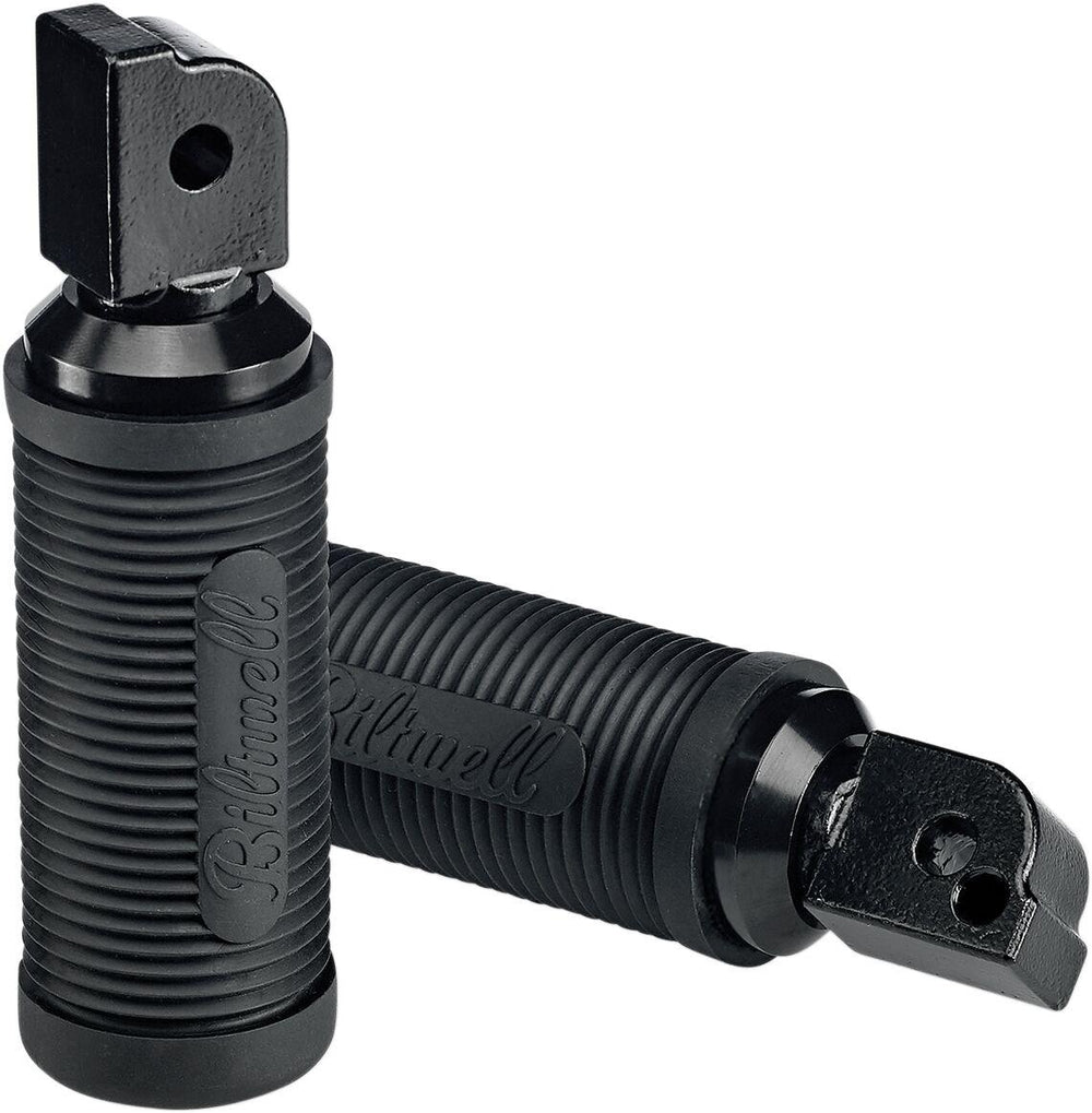 Biltwell Norman Footpegs For Harley Davidson FLDE 1750 2018-2020 - Black