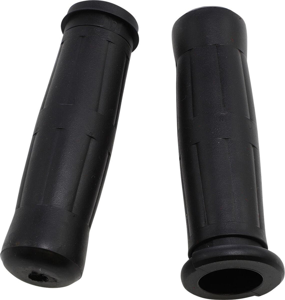 Avon Grips Old School Rubber Grips For Harley Davidson FLDE 1750 2018-2020 Closed End No Flange - Black