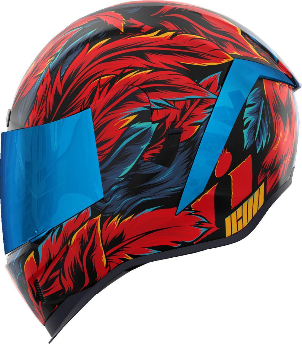 Icon Unisex Airform Fever Dream Helmet - Blue