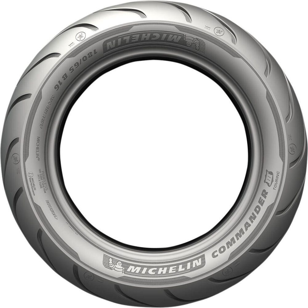 Michelin Commander III Reinforced Touring Rear Tyre Blackwall  TL 80H 180 55B18"