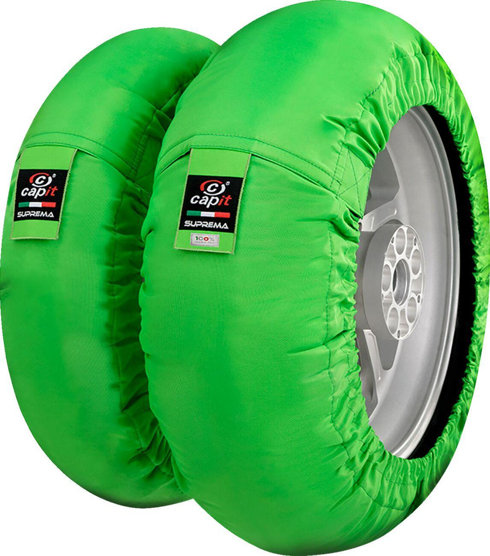Capit Suprema Spina Tyre Warmer M/XXL - Front 125/17" Rear ?200/55-17" - Green