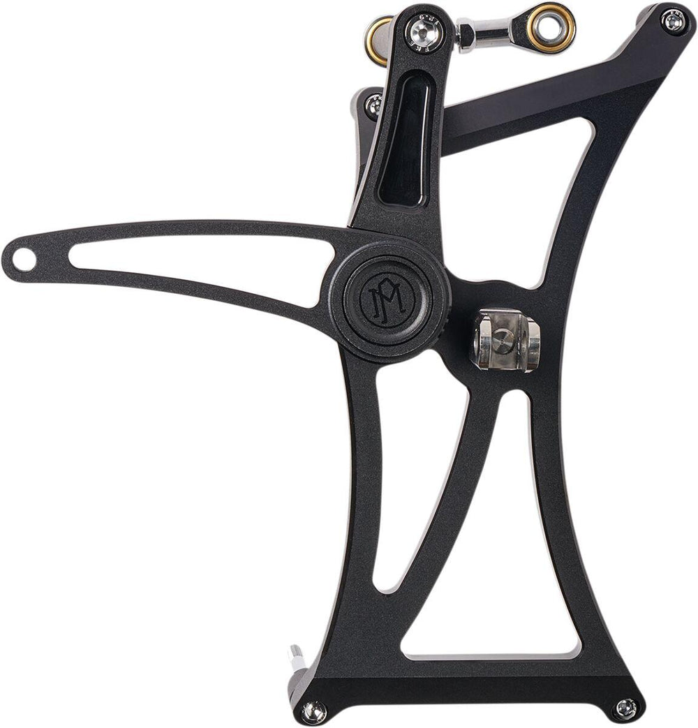 Performance Machine Mid Controls For Harley Davidson FLDE 1750 2018-2020 - Black