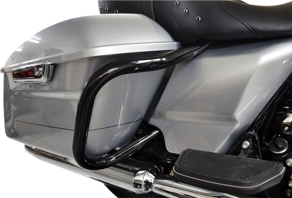 Drag Specialties Big Buffalo Saddlebag Bars For Harley Davidson FLHR 1690 Rear - Black