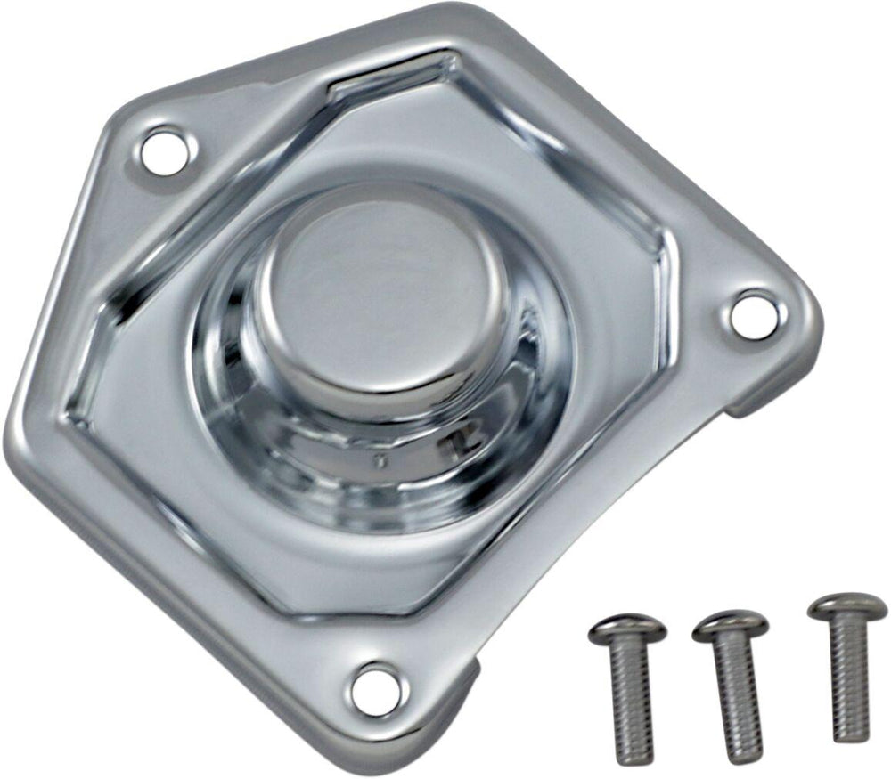 Drag Specialties Solenoid Body Cover for Big Twin For Harley Davidson FLD 1690 2012-2013 - Chrome