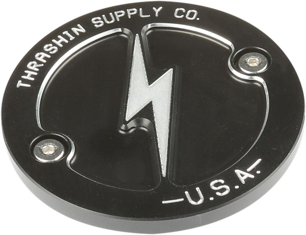 Thrashin Supply Co Points Cover For Harley Davidson FLDE 1750 2018-2020 - Black