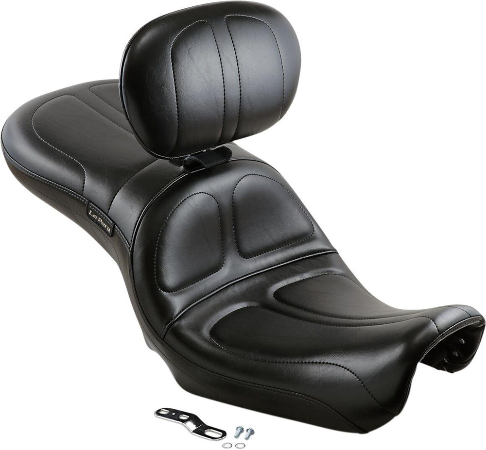 LE Pera Maverick Seat For Harley Davidson FLD 1690 2012-2013 Stitched - Black