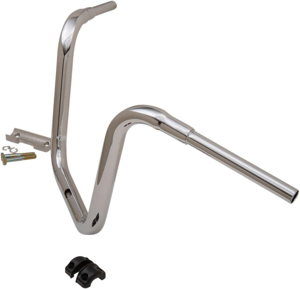LA Choppers 1-1/2" Grande Traditional Ape Hanger Handlebar For Harley Davidson FLTRK 1868 ABS 2020-2022 35.5 cm (14") - Silver
