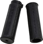 Avon Grips Old School Rubber Grips For Harley Davidson FLD 1690 2012-2013 Closed End Full Waffle - Black