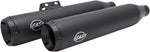 S&S Cycle Grand National Race  Silencers For Harley Davidson FLFB 1750 2018-2020 - Black