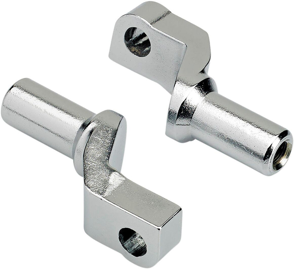 Biltwell Footpegs Mounts For Harley Davidson FXCW 1584 2008-2009 - Chrome