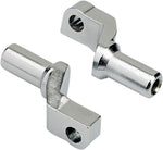 Biltwell Footpegs Mounts For Harley Davidson FXCW 1584 2008-2009 - Chrome