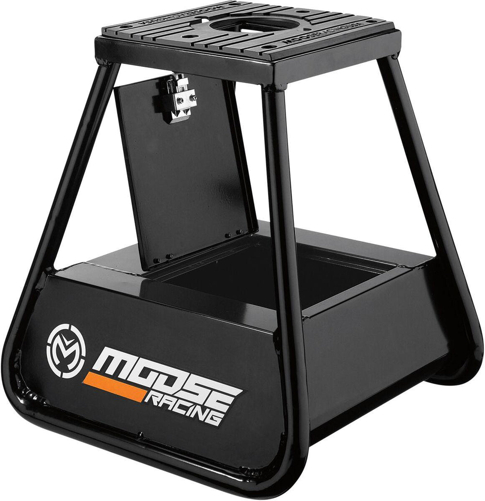 Moose Racing Paddock Stand With Storage - Black