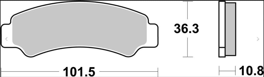 Brembo SD Prime Sintered Brake Pads For CF Moto CFORCE 600 EFI 4X4 2020 Rear