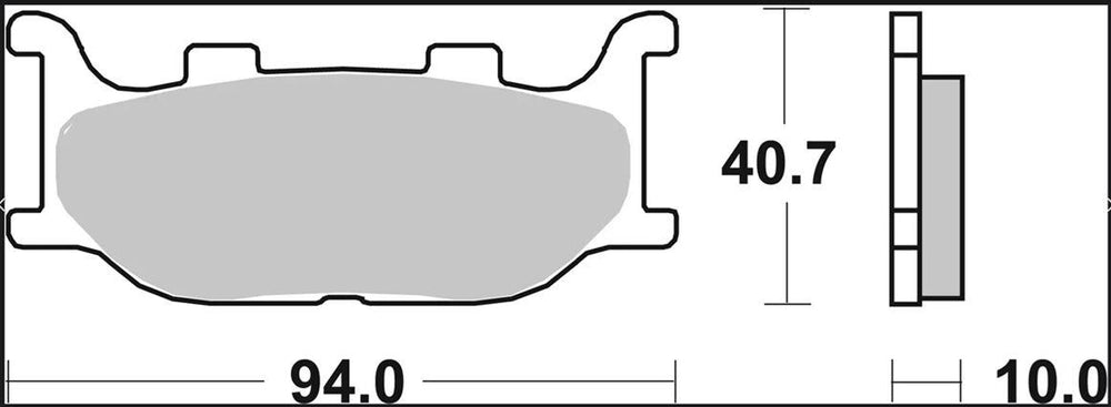 Brembo XS Prime Sintered Brake Pads For ItalJet Jupiter 125 2003 Front