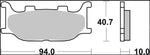 Brembo XS Prime Sintered Brake Pads For ItalJet Jupiter 125 2003 Front