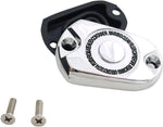 Drag Specialties Rear Brake Master Cylinder Cover Kit For Harley Davidson XL 1200 C 2014-2020 - Chrome