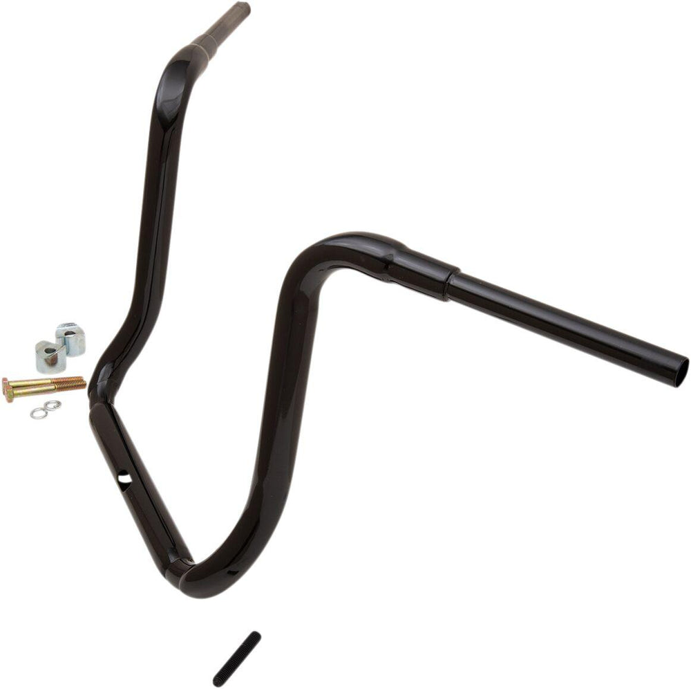 LA Choppers 1-1/2" Grande Traditional Ape Hanger Handlebar For Harley Davidson FLHC 1979 40.5 cm (16") - Black