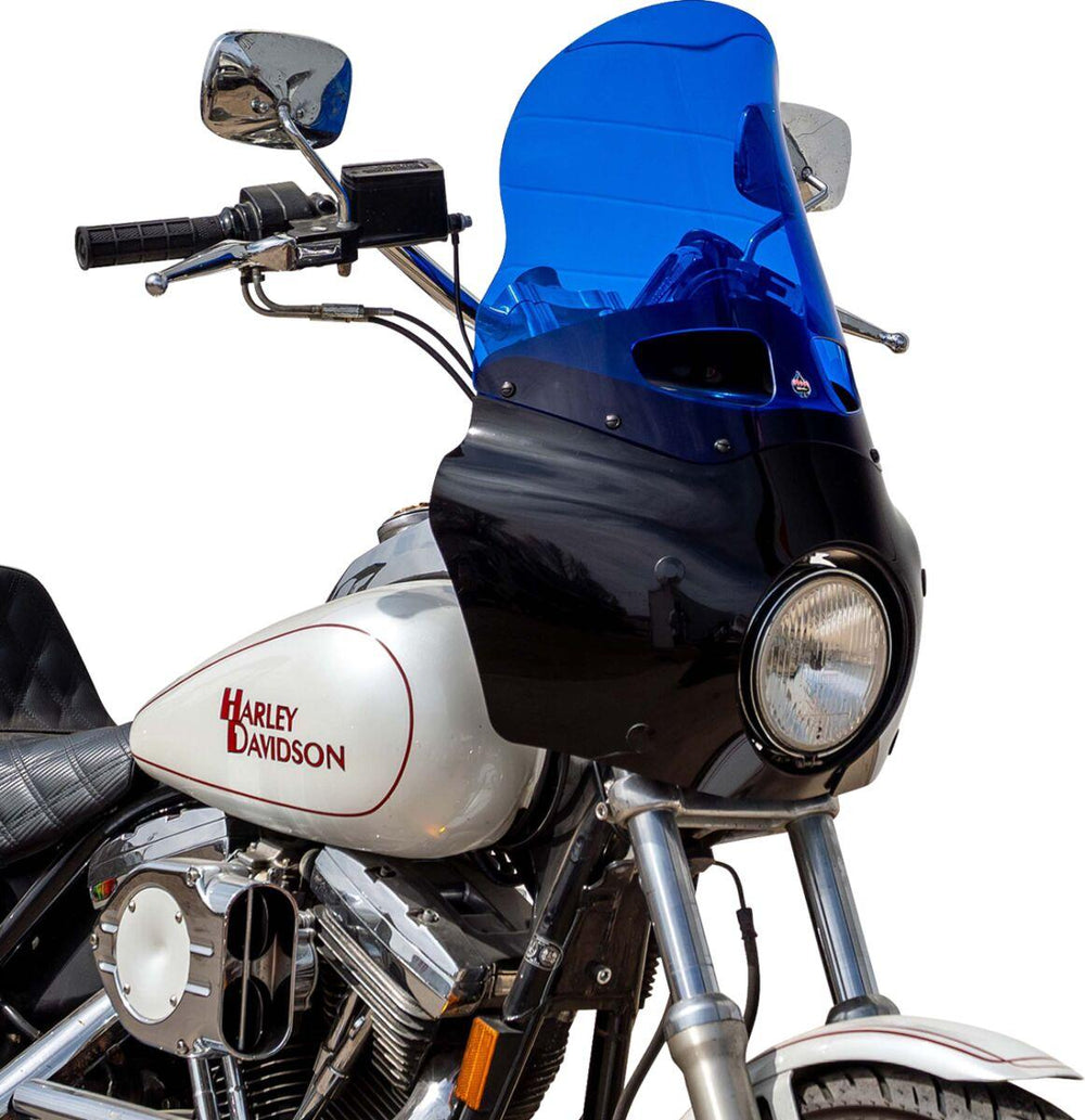 Klock Werks Kolor Flare Windshield For Road Warrior Fairing 38 cm (15") - Blue