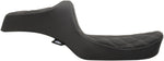 Drag Specialties Predator III Seat For Harley Davidson XL 1200 C 1996-2003 Silver Stitching Double Diamond - Black Silver