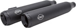 S&S Cycle Grand National  Silencers For Harley Davidson FXDF 1584 2008-2011 - Black