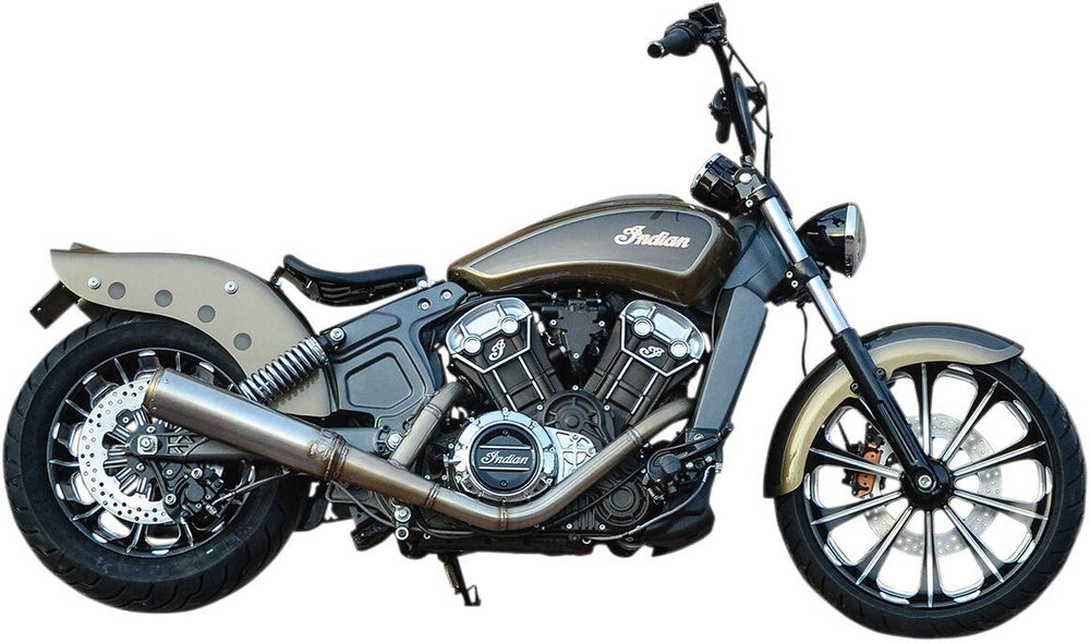 Klock Werks Front Fender For Indian Scout 60 2017-2022 40.6 cm (16")/43.2 cm (17")/45.7 cm (18")/48.3 cm (19") - Black/E-Coating