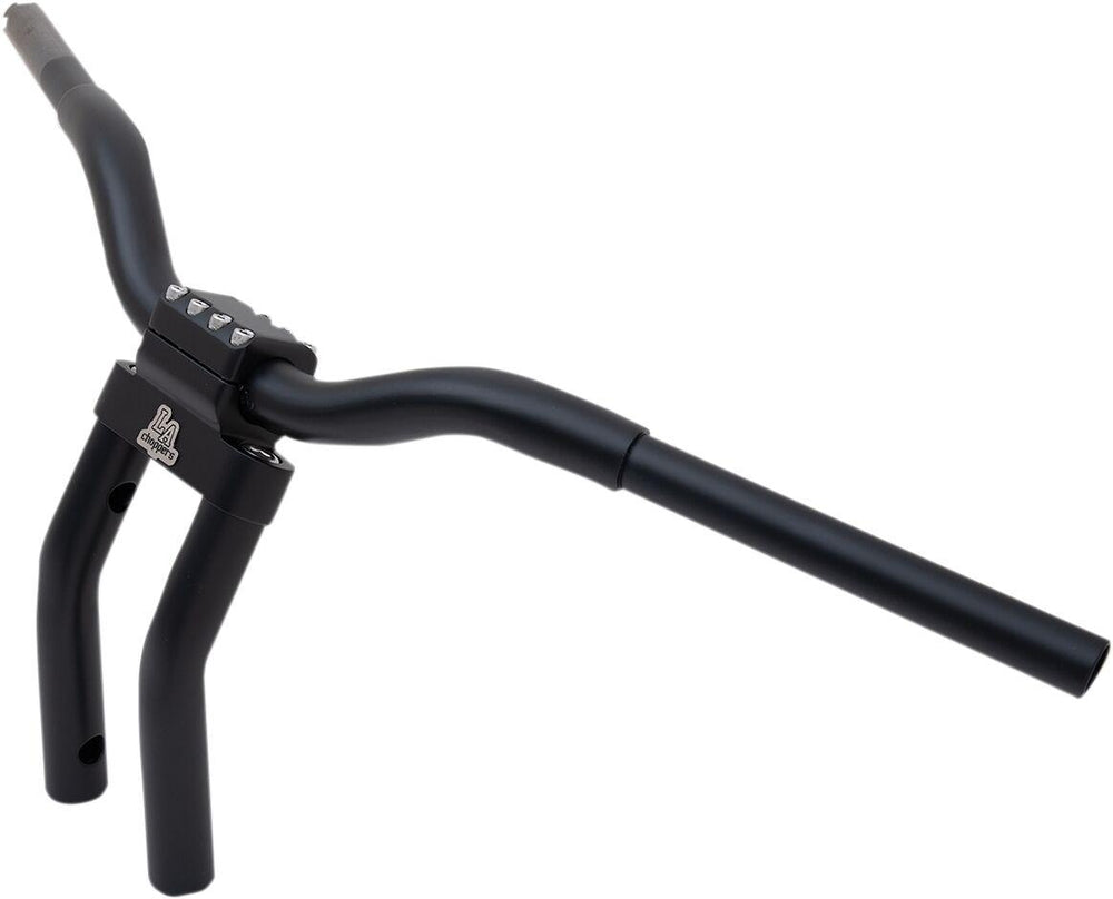 LA Choppers Kage Fighter-T Pullback Handlebar 28 cm (11") - Black/Flat