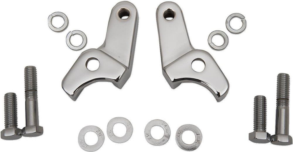 LA Choppers Rear Lowering Kit For Harley Davidson FLHR 1750 2018-2019 Rear Lowers 25.40 mm (1.00") - Chrome