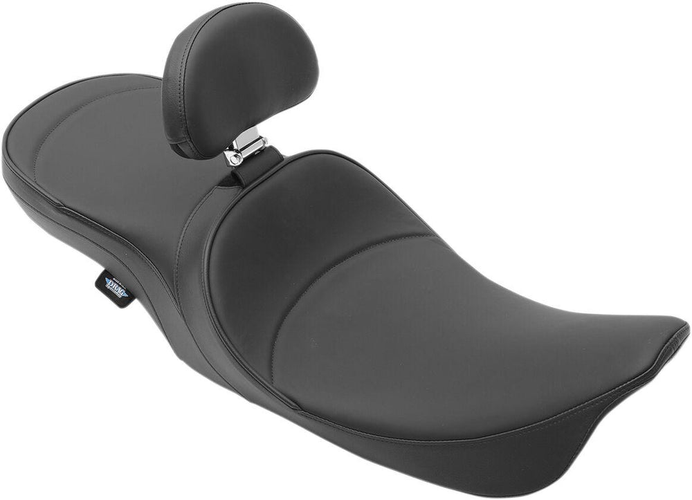 Drag Specialties Low Profile Mild Stitched Touring Seat For Harley Davidson FLHR 1340 1997-1998 - Black